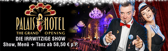 Dresdens irrwitzige Dinnershow - Palais Hotel