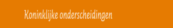 Koninklijke onderscheidingen Koninklijke onderscheidingen