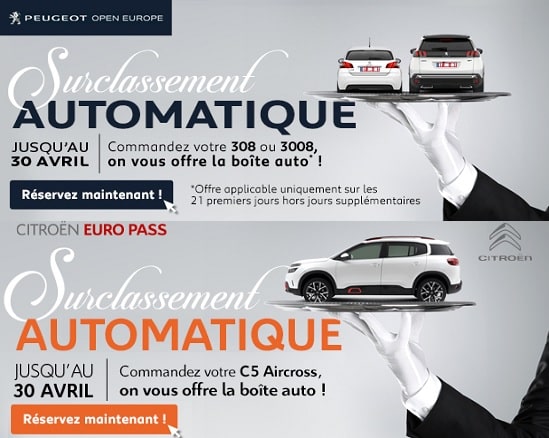 UFE Peugeot Open Europe et Citroen Europass Promo