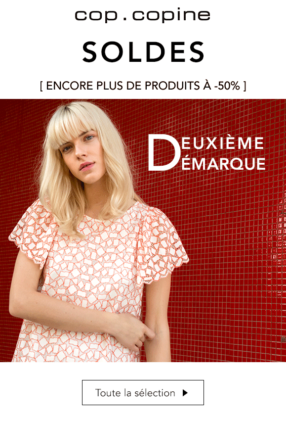 Soldes 2ème démarque - Printemps-Été cop.copine 2019