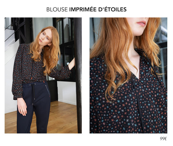 Blouse VOLANS cop.copine