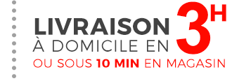 livraison àdomicile en 3h ou sous 10 min en magasin