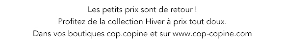 Petits prix cop.copine H20