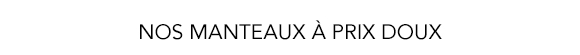 Manteaux petits prix cop.copine H20