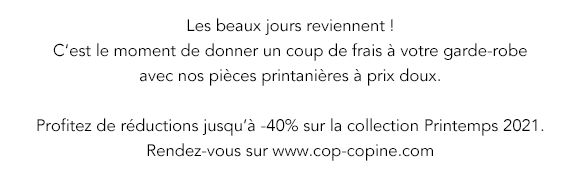 spring sale cop.copine