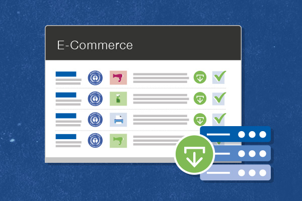 Blauer Engel E-Commerce Datenservice