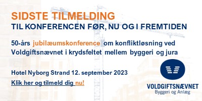Voldgiftsnævnet, Byggeri og Anlæg