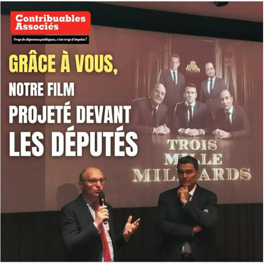 Contribuables Associés Film diffusé à l'assemblée nationale