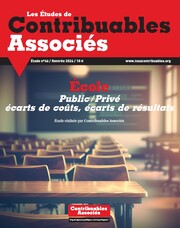 Étude n°46 « École Public / Privé : écarts de coûts, écarts de résultats »