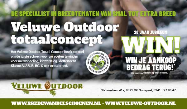 Veluwe outdoor voor de beste Brede Wandelschoenen