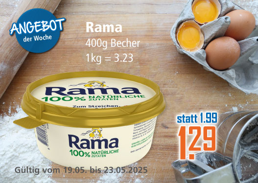 Rama für 1,29