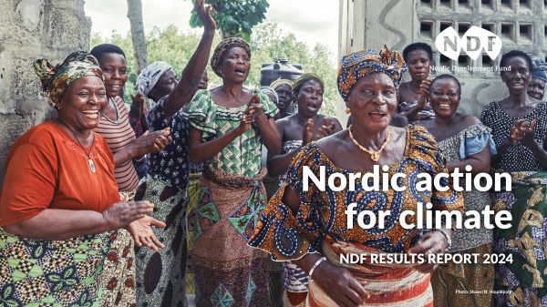 Cover of NDF's Results Report 2024. Photo: Shawn N. Hounkpatin