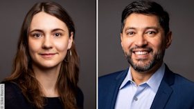 Porträtbilder von Inka Randebrock und José Mercado